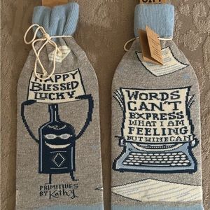 lot of three bottle socks